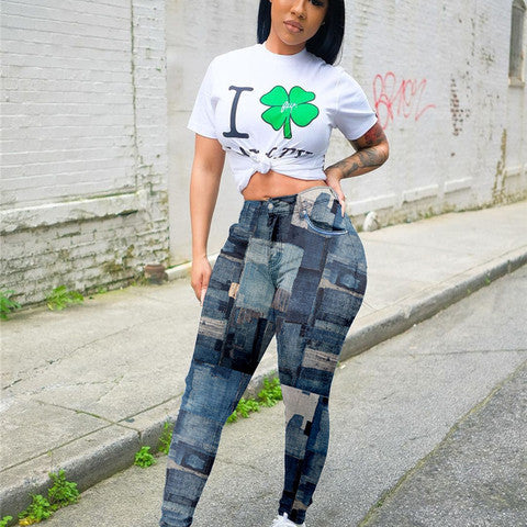 We Vibin  High Waist Lace Up Ruched Pants